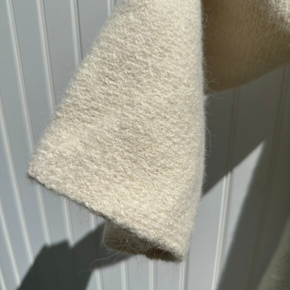 Lauren Manoogian Capote Alpaca Wool Coat Coatigan Hooded Sweater Jacket Cardigan - Picture 10 of 16